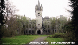 Chateau Noisy - Voor en na (animatie)